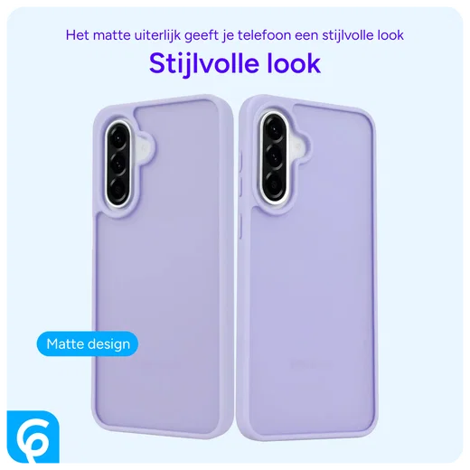 Samsung Galaxy A56 Hoesje Back Cover Matte Paars afbeelding 4