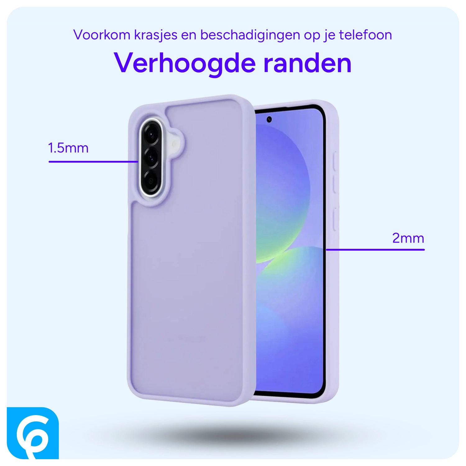 Samsung Galaxy A56 Hoesje Back Cover Matte Paars afbeelding 2