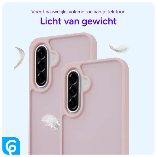 Samsung Galaxy A56 Hoesje Back Cover Matte Roze afbeelding 3