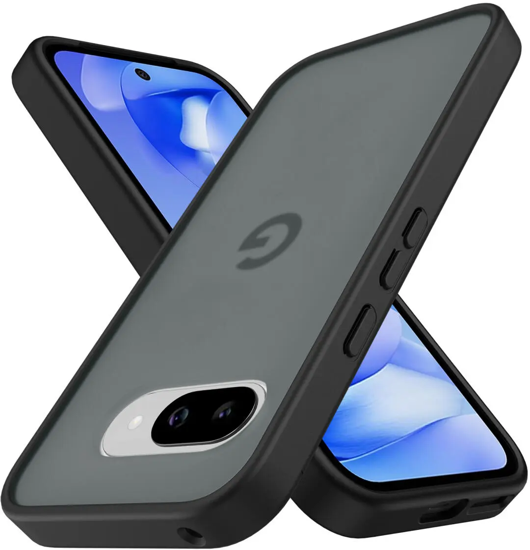 Google Pixel 9a Hoesje Back Cover Matte Zwart afbeelding 2