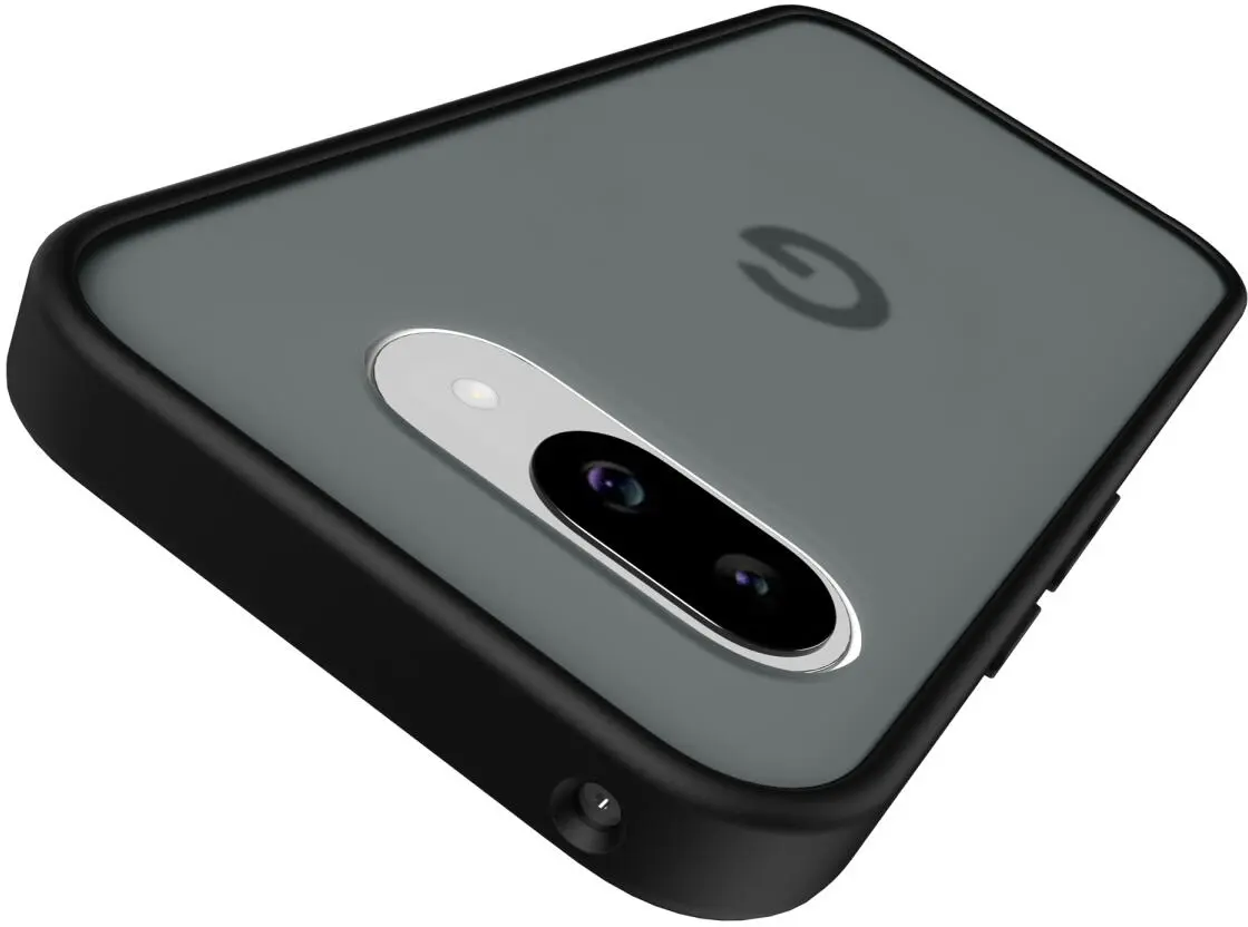 Google Pixel 9a Hoesje Back Cover Matte Zwart afbeelding 4