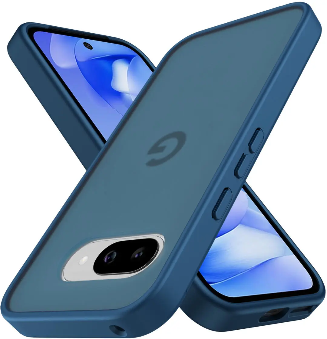 Google Pixel 9a Hoesje Back Cover Matte Blauw afbeelding 2