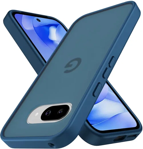 Google Pixel 9a Hoesje Back Cover Matte Blauw afbeelding 2