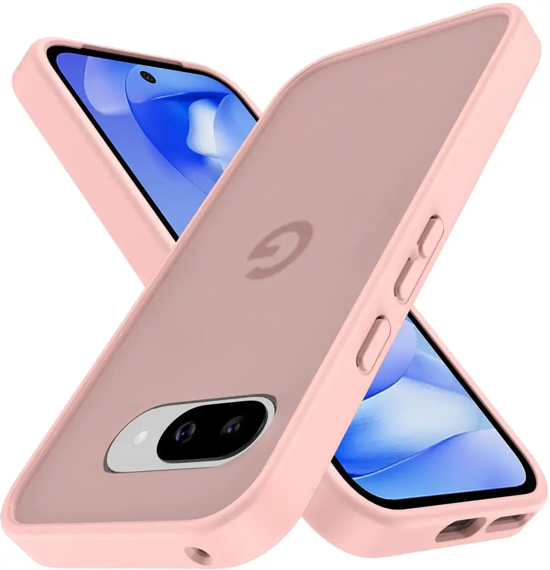 Google Pixel 9a Hoesje Back Cover Matte Roze afbeelding 2