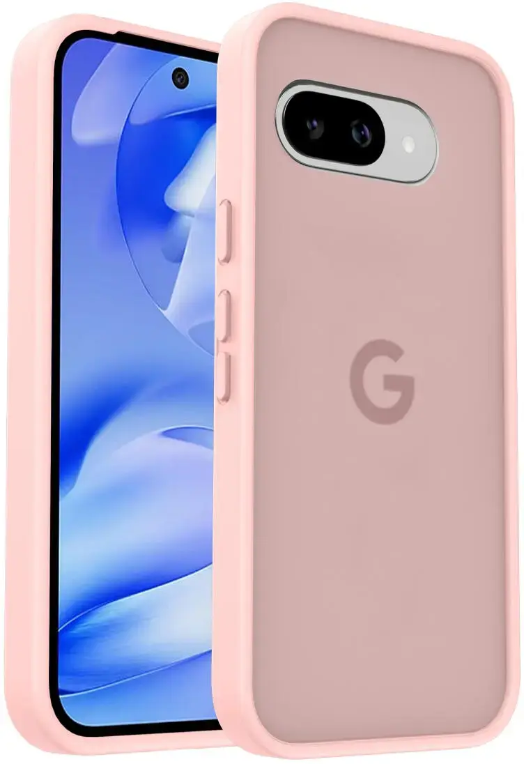 Google Pixel 9a Hoesje Back Cover Matte Roze afbeelding 9