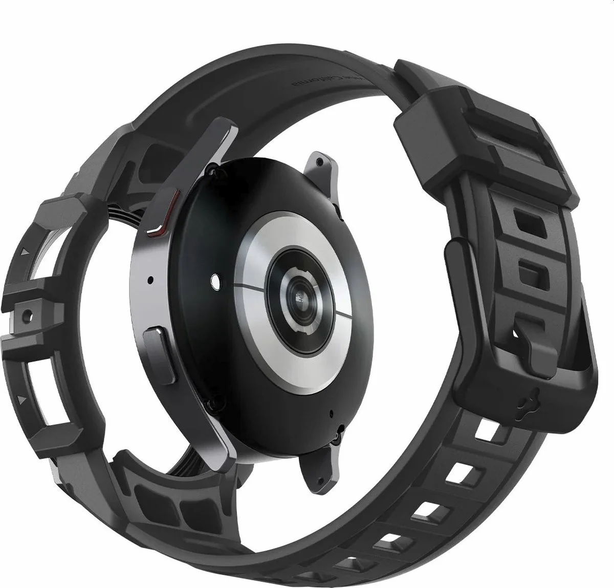 Spigen Rugged Armor Pro - Samsung Galaxy Watch 6 40MM - Hoesje en Bandje - Zwart afbeelding 2