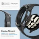 Spigen Rugged Armor Pro - Samsung Galaxy Watch 6 40MM - Hoesje en Bandje - Zwart afbeelding 4