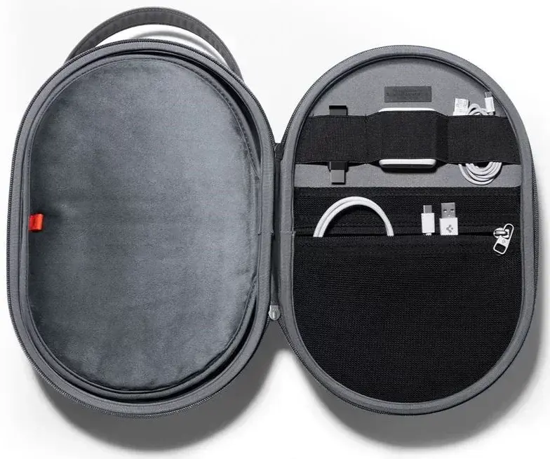 Spigen Klasden Pouch Apple Vision Pro Beschermhoes Reistas Grijs afbeelding 10