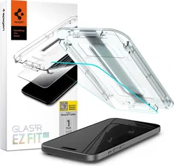 Spigen EZ Fit GLAS.tR Apple iPhone 15 Plus / 16 Plus Screen Protector 1-Pack afbeelding