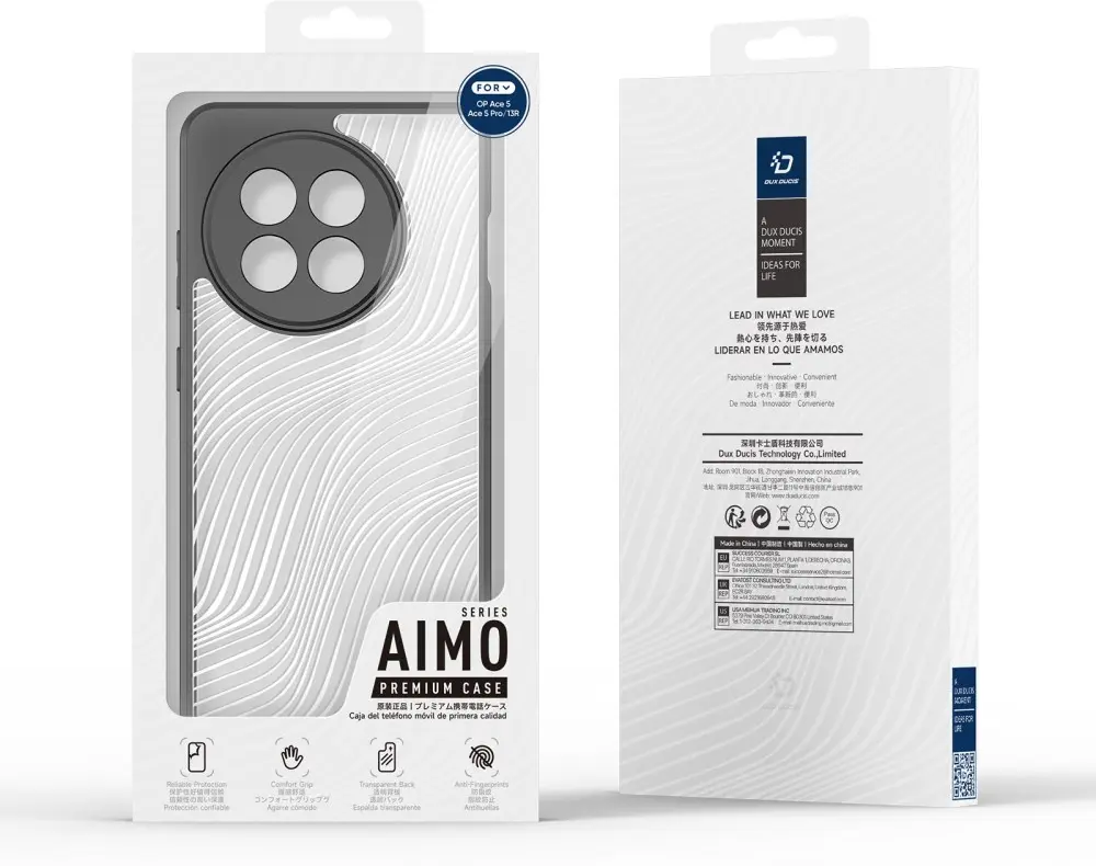 Dux Ducis Aimo OnePlus 13R Hoesje Back Cover Zwart afbeelding 10