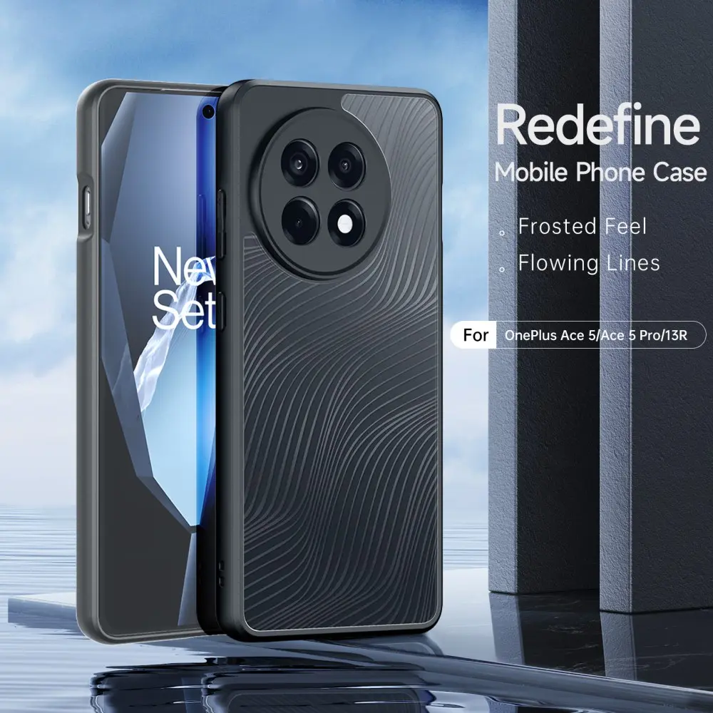 Dux Ducis Aimo OnePlus 13R Hoesje Back Cover Zwart afbeelding 3