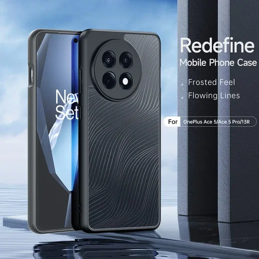 Dux Ducis Aimo OnePlus 13R Hoesje Back Cover Zwart afbeelding 3