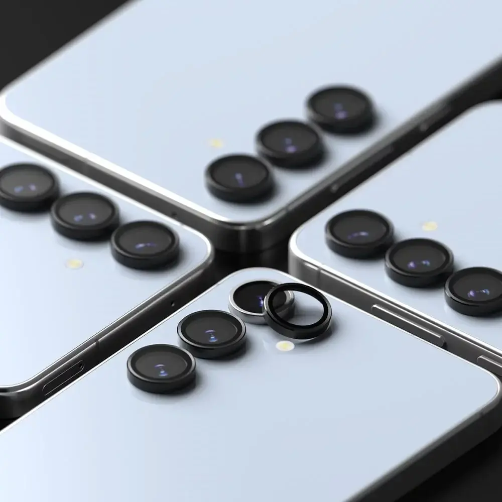 Ringke Frame Glass Samsung Galaxy S24 FE Camera Protector Zwart afbeelding 6