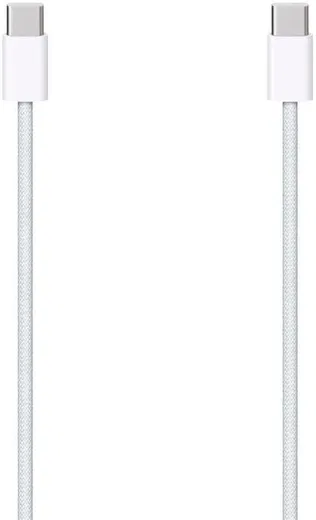 Originele Apple Geweven USB-C naar USB-C Kabel 1 Meter 60W Wit afbeelding 1