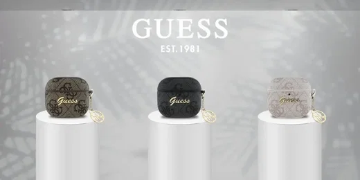 Guess AirPods 4 Hoesje Duurzaam Premium Eco-leder zwart afbeelding 4