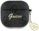 Guess AirPods 4 Hoesje Duurzaam Premium Eco-leder zwart afbeelding 1