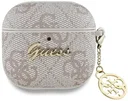 Guess AirPods 4 Hoesje Duurzaam Premium Eco-leder Roze