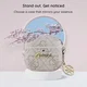 Guess AirPods 4 Hoesje Duurzaam Premium Eco-leder Roze afbeelding 3