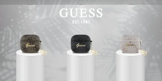 Guess AirPods 4 Hoesje Duurzaam Premium Eco-leder Roze afbeelding 5