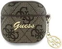 Guess AirPods 4 Hoesje Duurzaam Premium Eco-leder Bruin