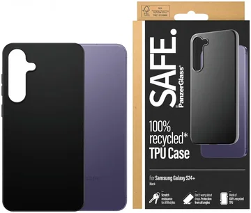 PanzerGlass SAFE Samsung Galaxy S24 Plus Hoesje TPU Back Cover Zwart