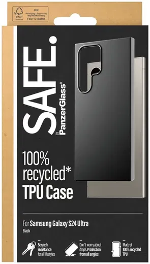 PanzerGlass SAFE Samsung Galaxy S24 Ultra Hoesje TPU Back Cover Zwart afbeelding 4