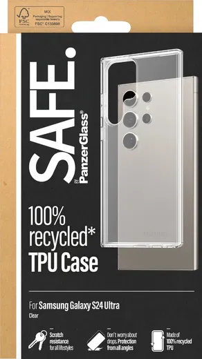 PanzerGlass SAFE Samsung Galaxy S24 Ultra Hoesje TPU Back Cover Transparant afbeelding 4