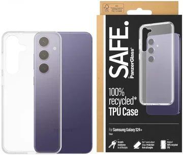 PanzerGlass SAFE Samsung Galaxy S24 Plus Hoesje TPU Back Cover Transparant