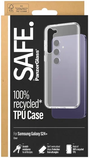 PanzerGlass SAFE Samsung Galaxy S24 Plus Hoesje TPU Back Cover Transparant afbeelding 4