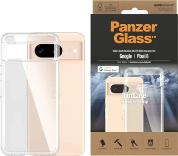 PanzerGlass HardCase Google Pixel 8 Hoesje Back Cover Transparant