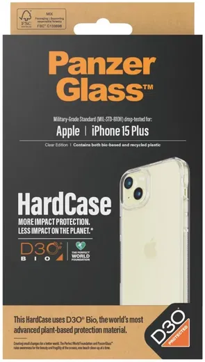 PanzerGlass HardCase D3O Apple iPhone 15 Plus Hoesje Back Cover Transparant afbeelding 7