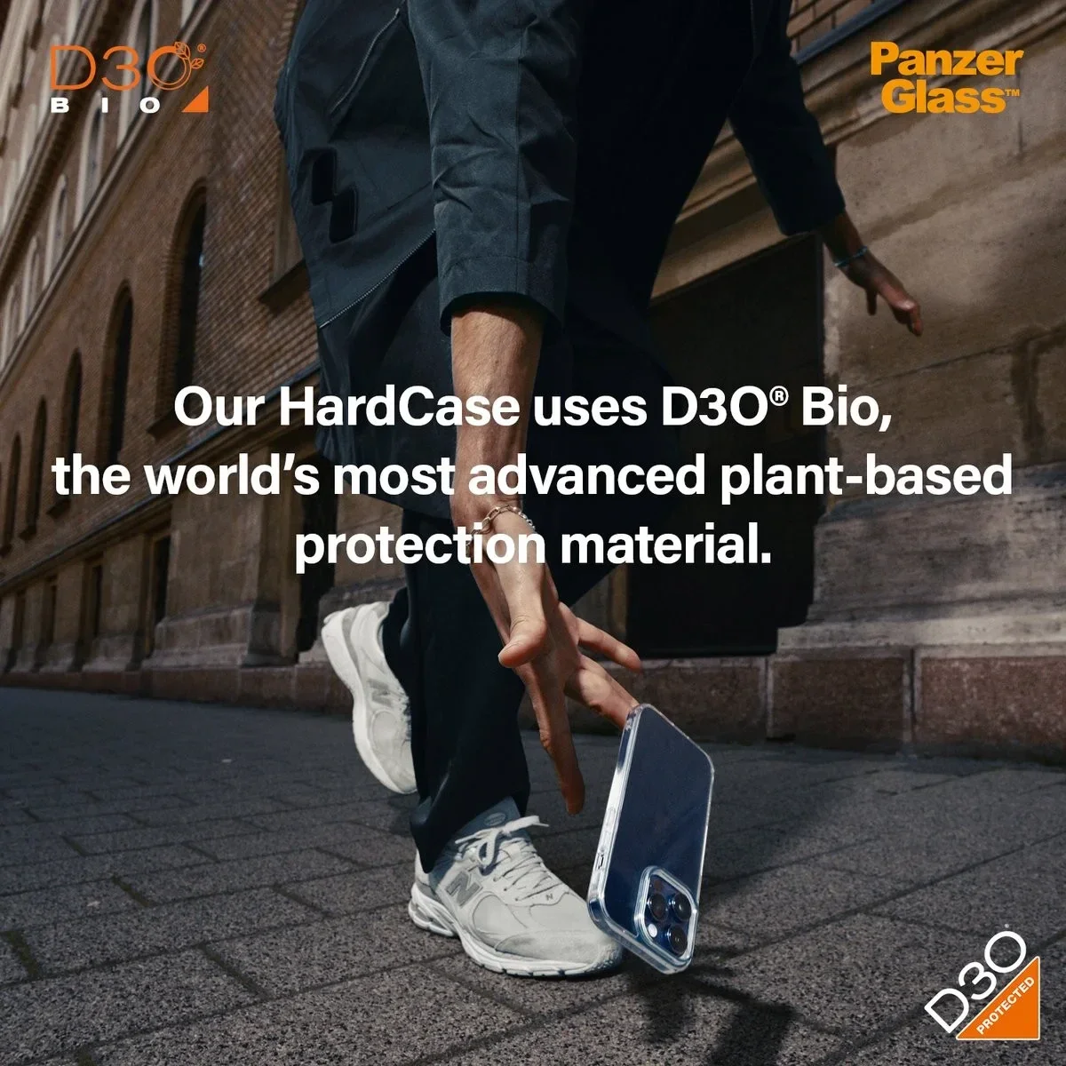 PanzerGlass HardCase D3O Apple iPhone 15 Plus Hoesje Back Cover Transparant afbeelding 5