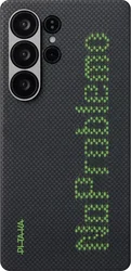 PITAKA x Aries Tactile Woven Samsung Galaxy S25 Ultra Hoesje Dun MagSafe Zwart afbeelding