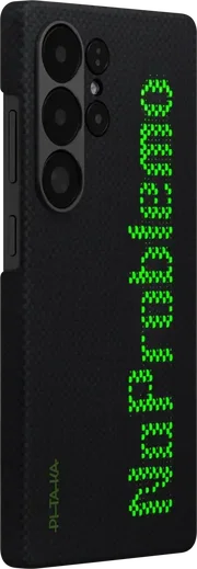 PITAKA x Aries Tactile Woven Samsung Galaxy S25 Ultra Hoesje Dun MagSafe Zwart afbeelding 2