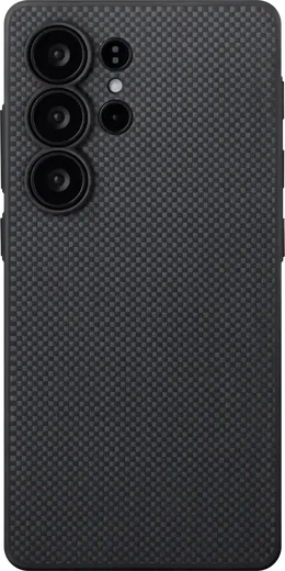 PITAKA Cairn Aaron Button Samsung Galaxy S25 Ultra Hoesje Dun MagSafe Zwart afbeelding 2