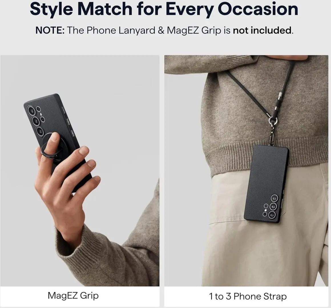 PITAKA Cairn Aaron Button Samsung Galaxy S25 Ultra Hoesje Dun MagSafe Zwart afbeelding 8