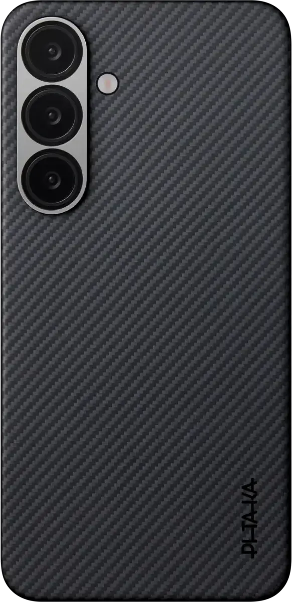 PITAKA MagEZ 6 Samsung Galaxy S25 Hoesje Magnetic Back Cover Dun Zwart afbeelding 2