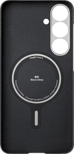 PITAKA MagEZ 6 Samsung Galaxy S25 Plus Hoesje Magnetic Back Cover Dun Zwart afbeelding 12