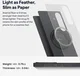PITAKA MagEZ 6 Samsung Galaxy S25 Plus Hoesje Magnetic Back Cover Dun Zwart afbeelding 7