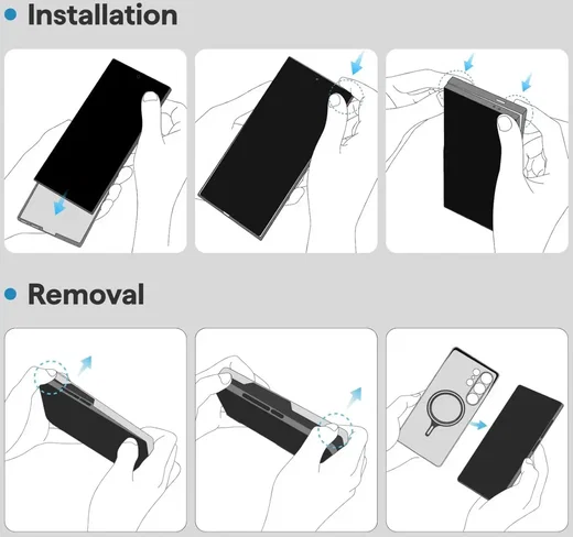 PITAKA MagEZ 6 Samsung Galaxy S25 Plus Hoesje Magnetic Back Cover Dun Zwart afbeelding 10