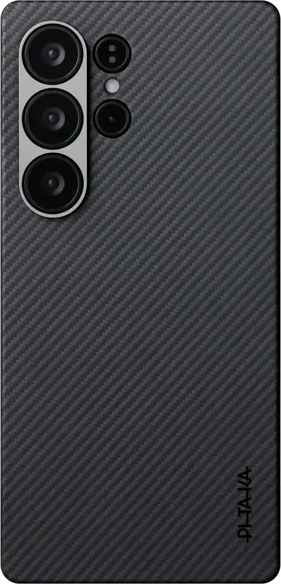 PITAKA MagEZ 6 Samsung Galaxy S25 Ultra Hoesje Magnetic Back Cover Dun Zwart afbeelding 2