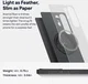 PITAKA MagEZ 6 Samsung Galaxy S25 Ultra Hoesje Magnetic Back Cover Dun Zwart afbeelding 5