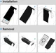 PITAKA MagEZ 6 Samsung Galaxy S25 Ultra Hoesje Magnetic Back Cover Dun Zwart afbeelding 10