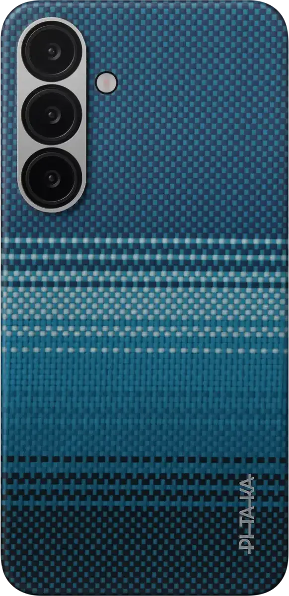 PITAKA MagEZ 6 Samsung Galaxy S25 Hoesje Magnetic Back Cover Dun Blauw afbeelding 2