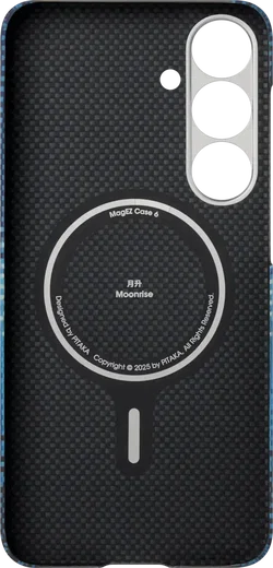 PITAKA MagEZ 6 Samsung Galaxy S25 Hoesje Magnetic Back Cover Dun Blauw afbeelding 13