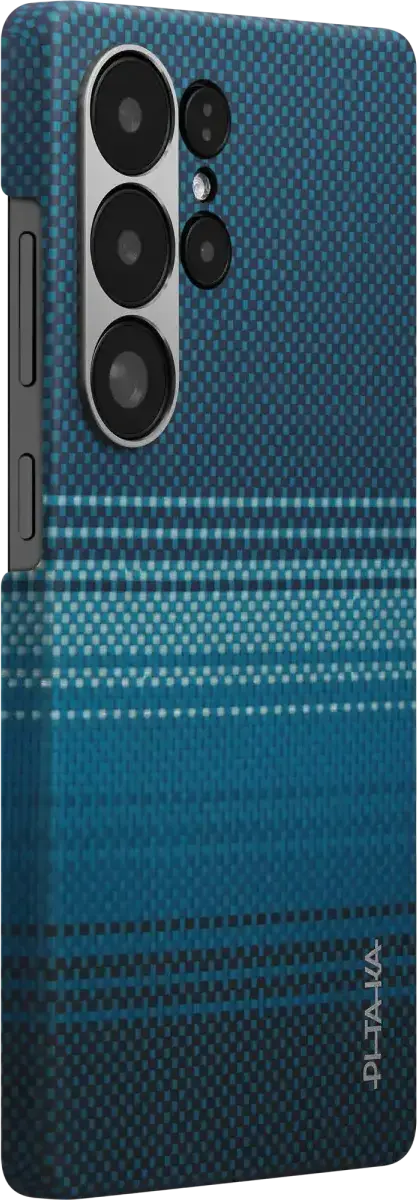 PITAKA MagEZ 6 Samsung Galaxy S25 Ultra Hoesje Magnetic Back Cover Dun Blauw afbeelding 11