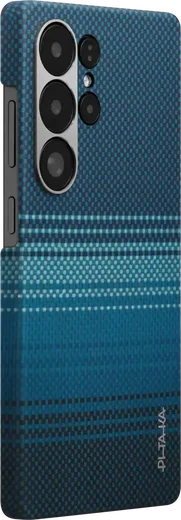 PITAKA MagEZ 6 Samsung Galaxy S25 Ultra Hoesje Magnetic Back Cover Dun Blauw afbeelding 11