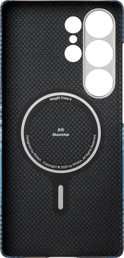 PITAKA MagEZ 6 Samsung Galaxy S25 Ultra Hoesje Magnetic Back Cover Dun Blauw afbeelding 13