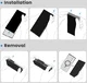 PITAKA MagEZ 6 Samsung Galaxy S25 Ultra Hoesje Magnetic Back Cover Dun Blauw afbeelding 9