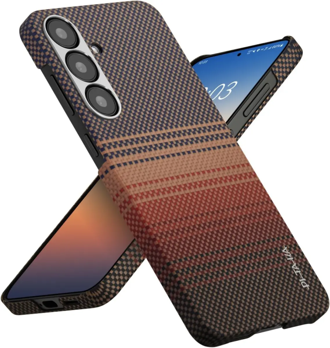 PITAKA MagEZ 6 Samsung Galaxy S25 Hoesje Magnetic Back Cover Dun Sunset afbeelding 1